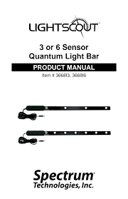 Spectrum LightScout 3 or 6 Sensor Quantum Bars