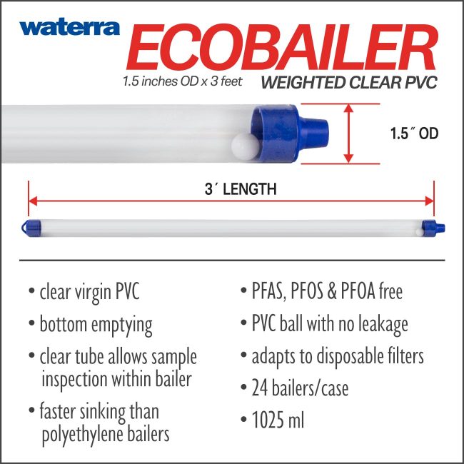 Specialized Eco Bailers for Sampling Groundwater