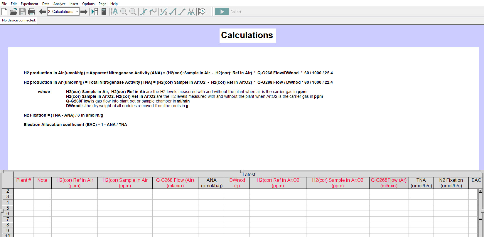 Q-Box NF1LP calculated data page