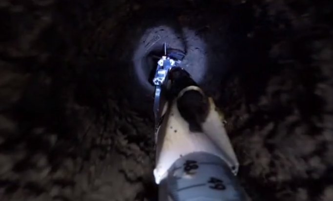 Teros installation with flashlight