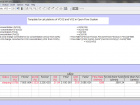 calculation template page for VCO2 and VO2 determinations in an open flow system.